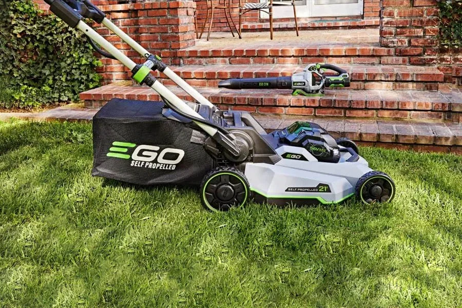 compact electric lawn mower