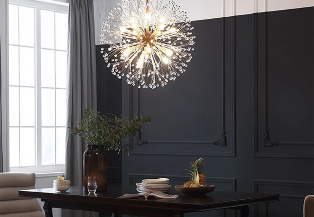 dining room crystal chandelier lighting